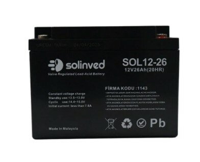 12v 26ah Lead Acıd Battery